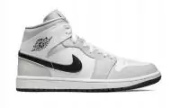 nike air jordan 1 mids 2021 white light smoke grey